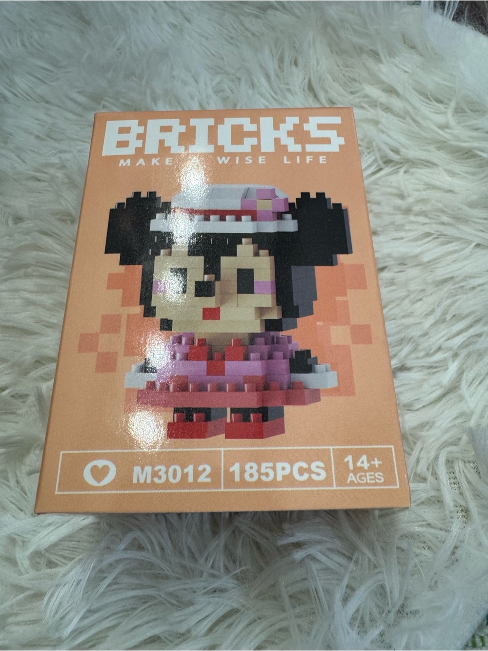 Minnie Mouse Bricks Building block Set - 185 pieces